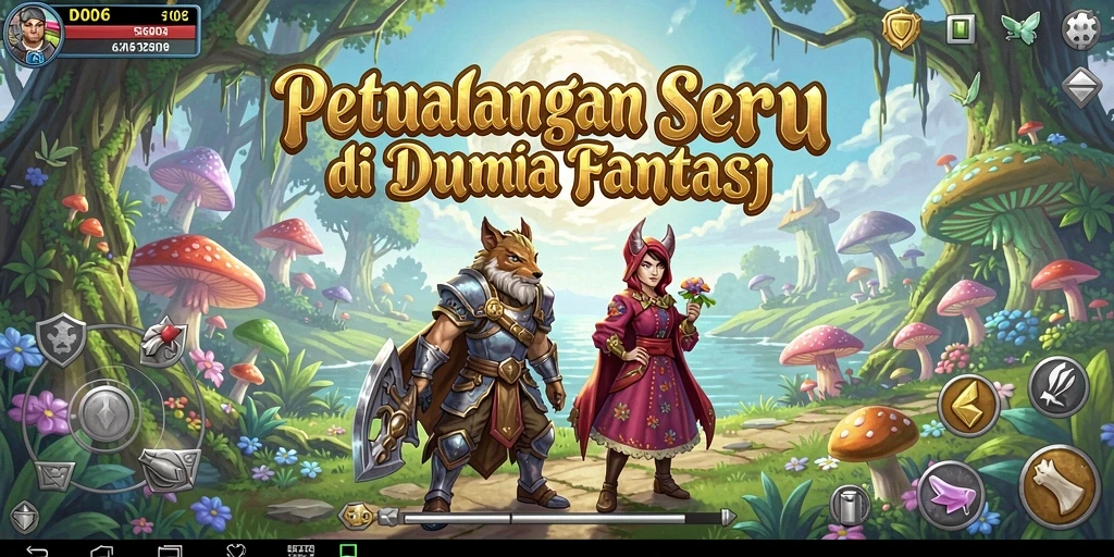 Tampilan gameplay D06 yang menarik dan penuh petualangan.