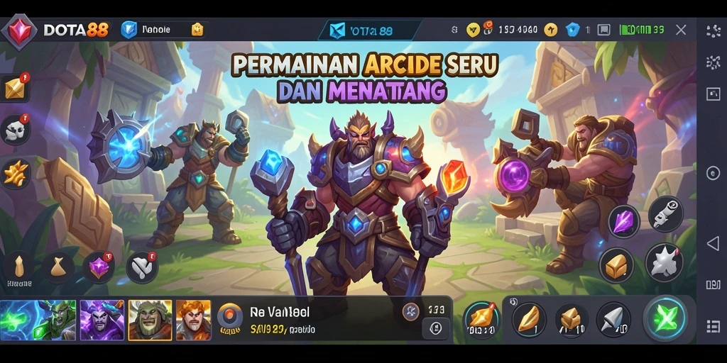 Tampilan menarik gameplay DOTA88 yang penuh aksi dan petualangan.