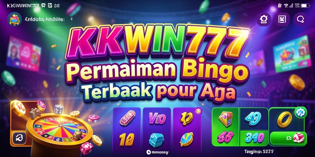 Tampilan gameplay menarik dari KKWIN777 yang menawarkan keseruan bingo.