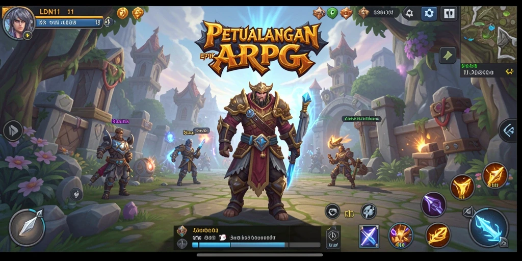 Gameplay LDN11 yang menampilkan aksi petualangan mendebarkan.
