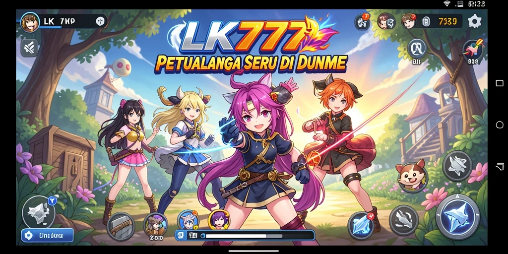Tampilan grafis seru dan karakter ikonik di LK777.