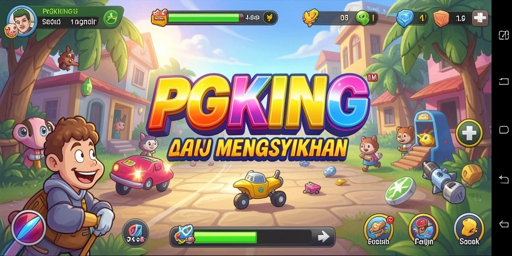 Gameplay menarik dari PGKING dengan grafis yang memukau.