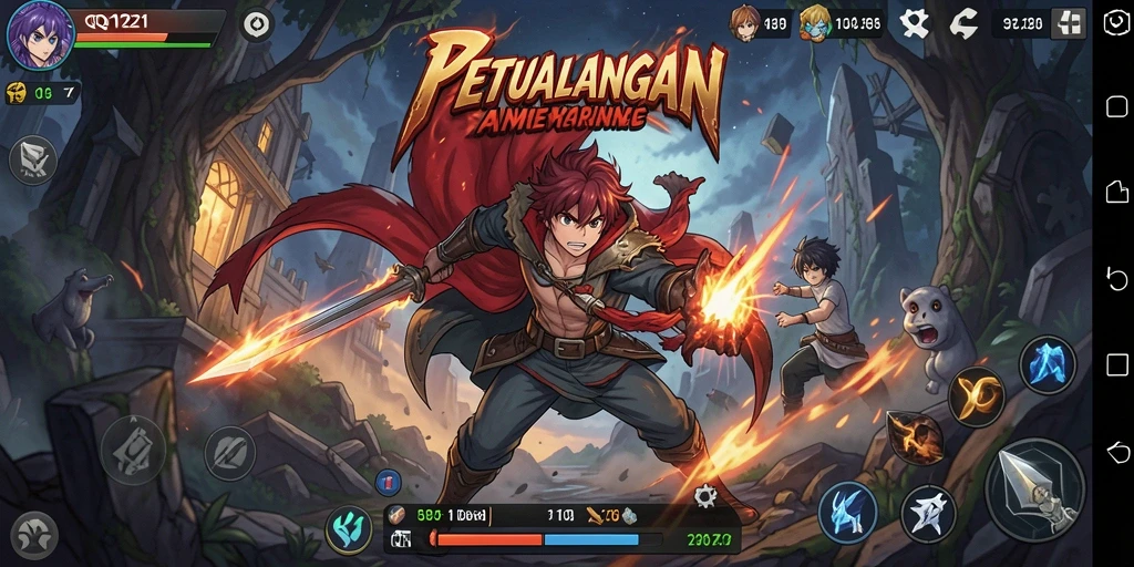 Tampilan menakjubkan dari pertempuran karakter Anime favorit.