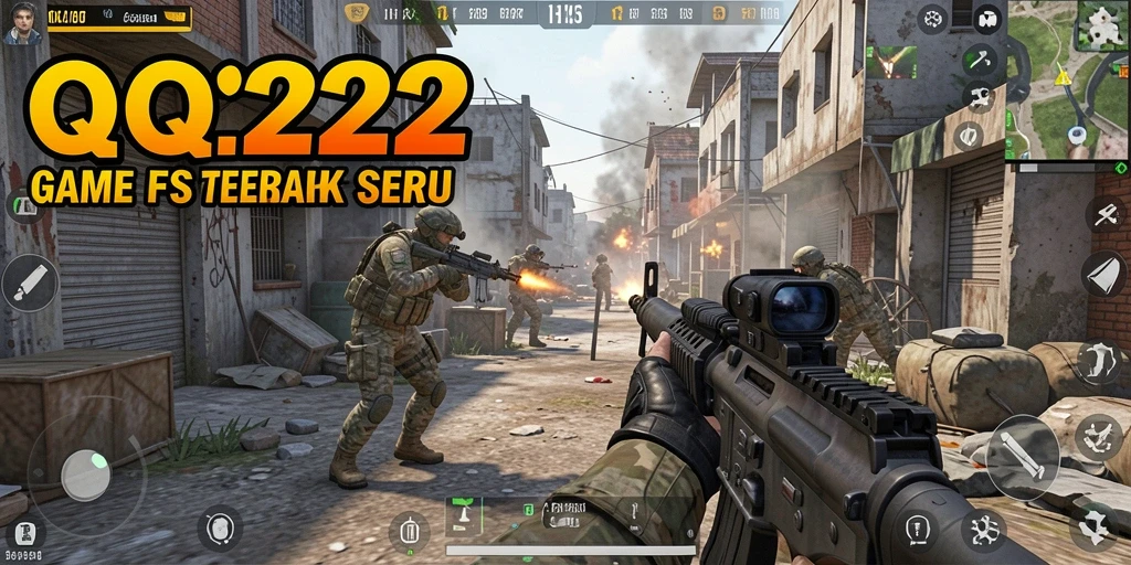 Tangkapan layar dari gameplay QQ222 yang penuh aksi dan menegangkan.