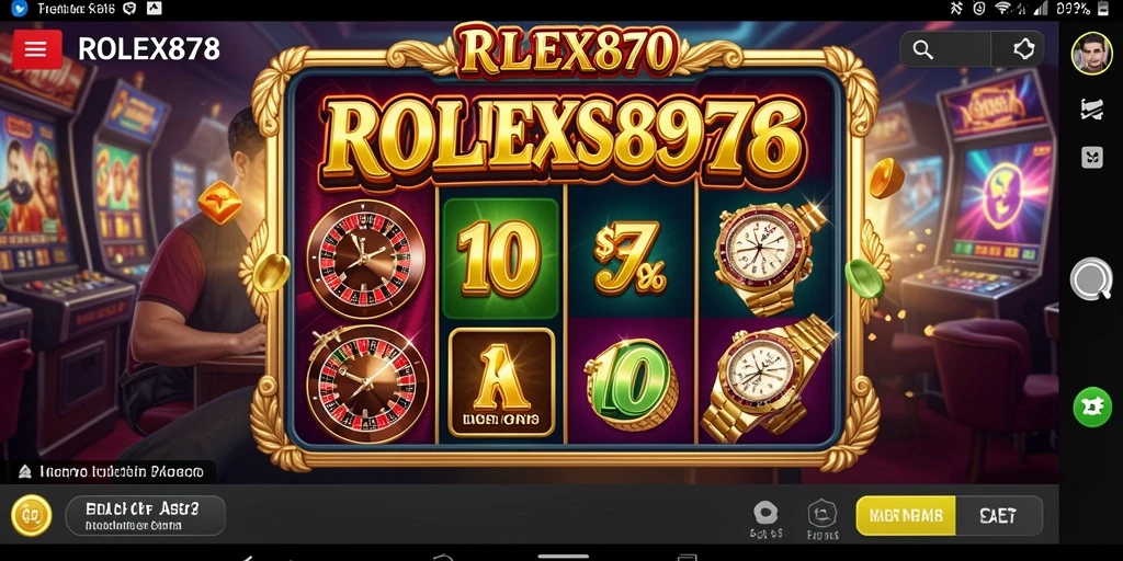 Screenshot gameplay <strong>ROLEX878</strong> menampilkan keseruan permainan slot yang mengasyikkan.