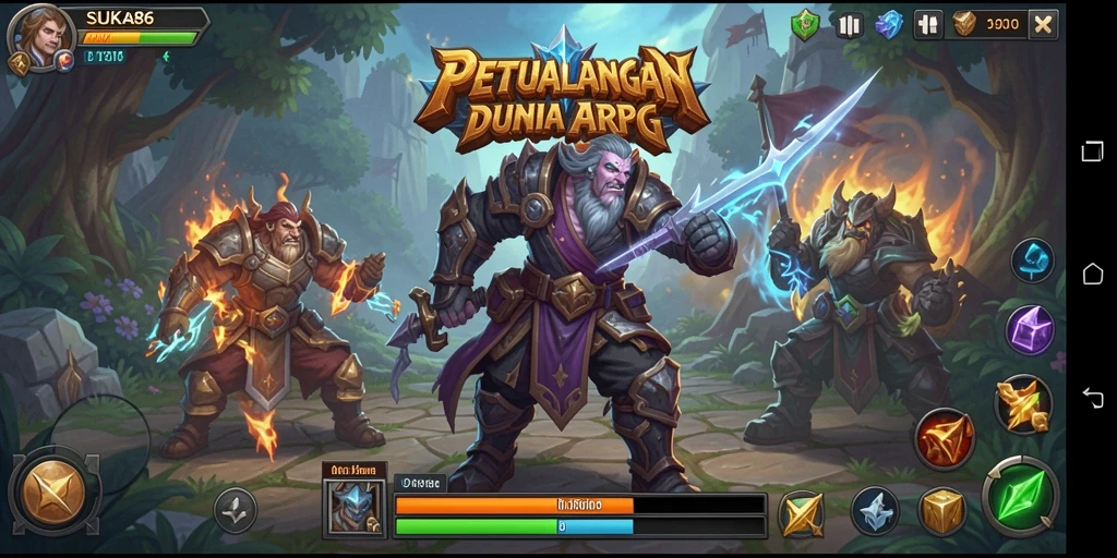 Tangkapan layar menampilkan aksi seru dalam gameplay SUKA86.