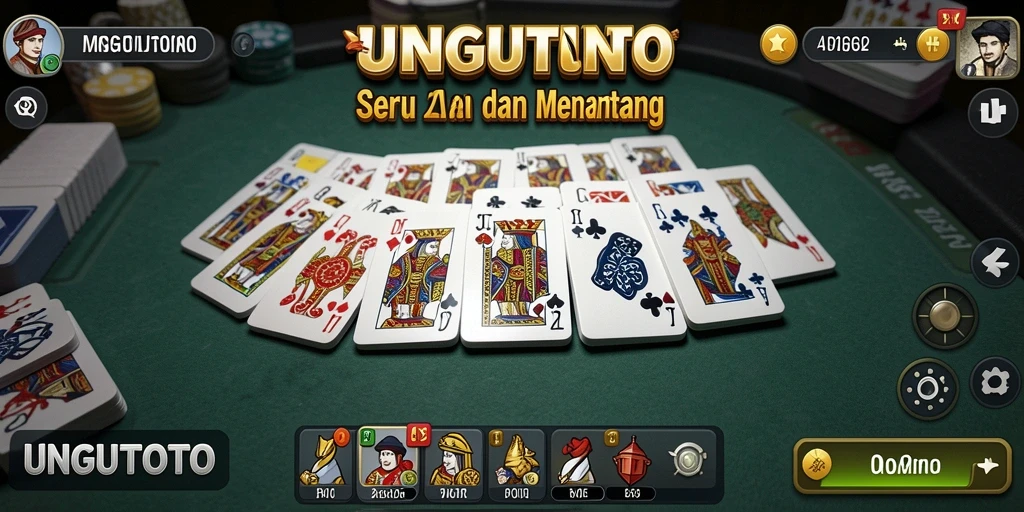 Gameplay menarik UNGUTOTO yang menampilkan momen-momen seru.